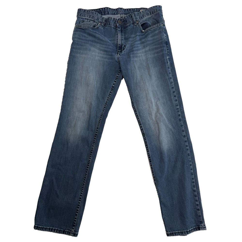 Calvin Klein Jeans Slim Straight Mens 32x28 Blue Medium Wash Denim